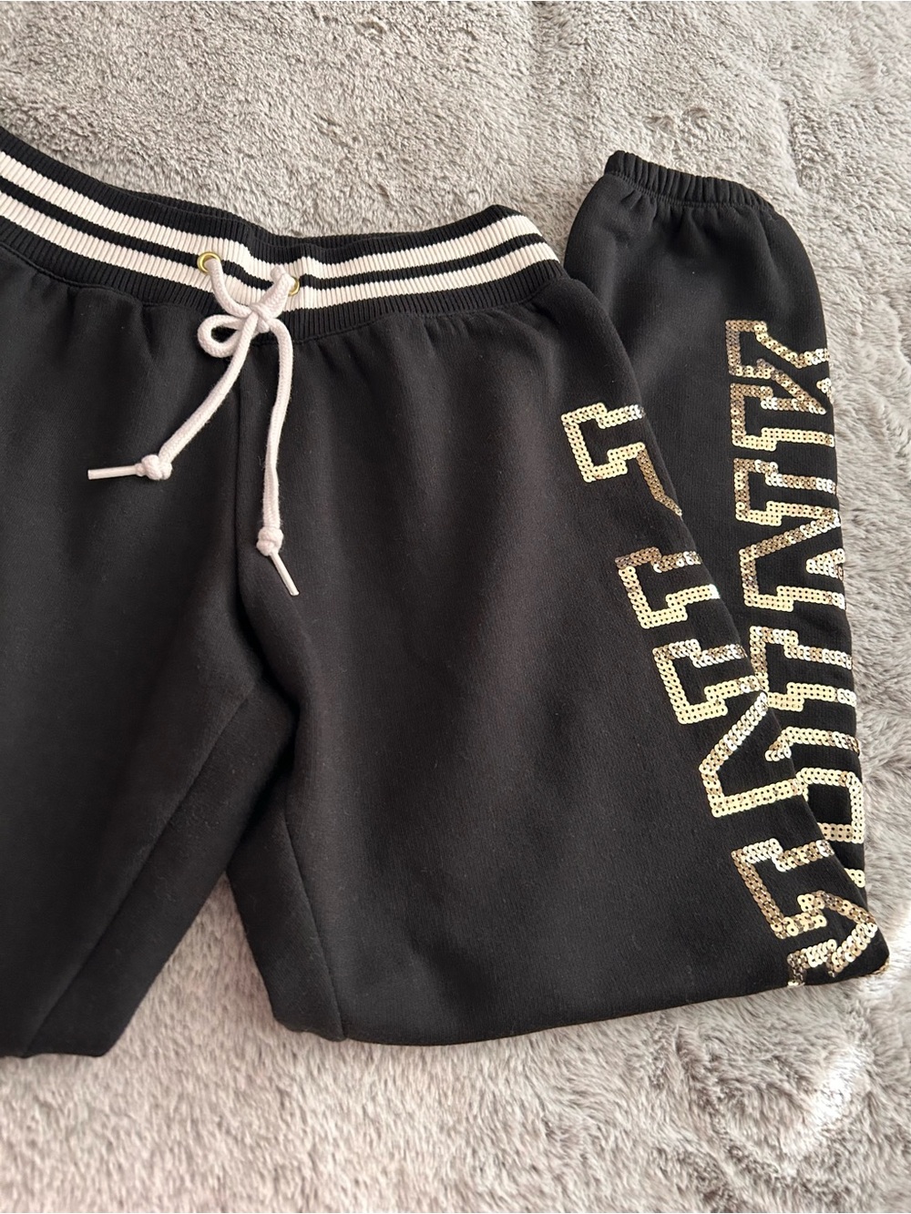 Victoria secret PINK sequin fleece pant